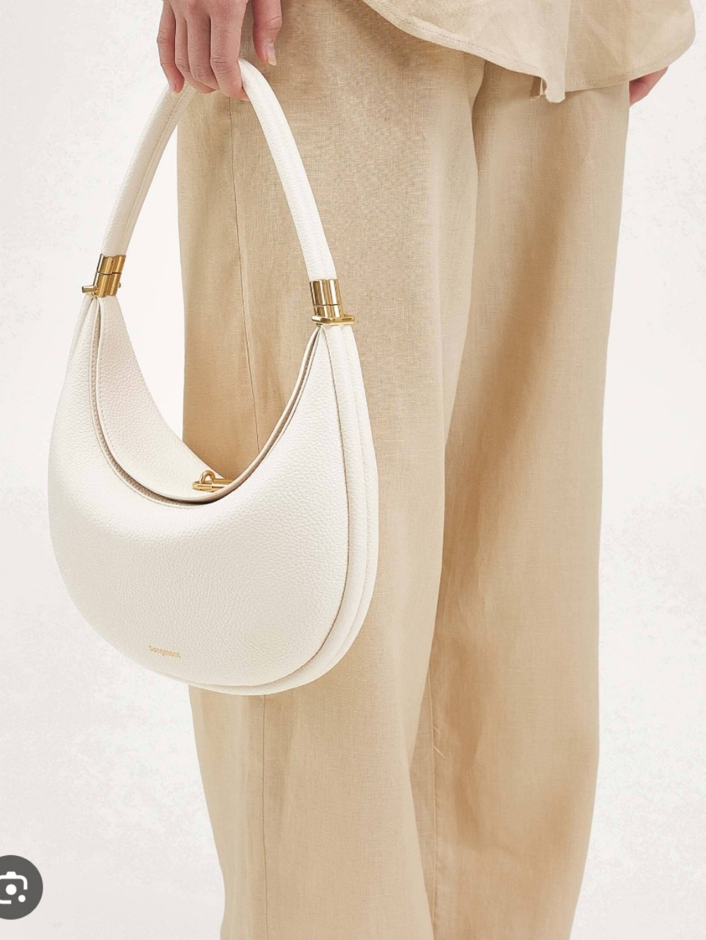 Songmont White Luna Bag